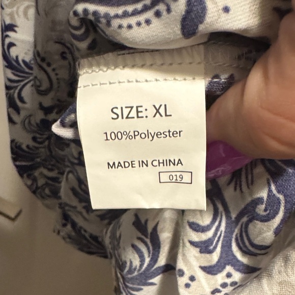 🆕 Dokotoo Beautiful Patterned  Button Down Blouse. XL. Brand NWT!!💥💥 - Picture 5 of 5